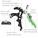 ZSHJGJR Archery Compound Bow Release Aid Thumb Bow Release Trigger 4 Fingers for Compound Bow Accessory (Black)