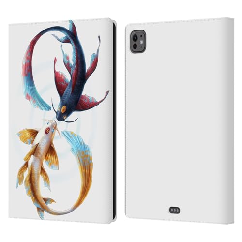 Étui portefeuille cuir iPad Pro 11 M4 Jonas Jödicke Koi