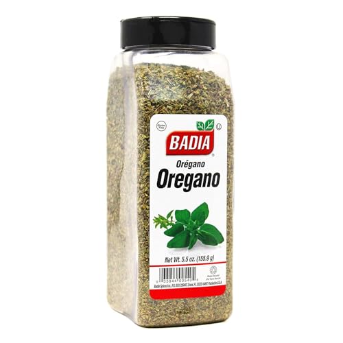 Badia Oregano Whole, 5.5 oz – Dried Oregano Leaves, Herb Seasoning – Aromatic and Flavorful