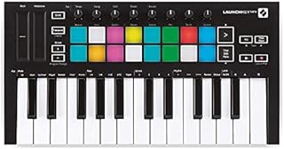 Novation Launchkey Mini [MK3] — Portable 25-Key, USB, MIDI Keyboard Controller with DAW Integration. Chord Mode, Scale Mode, and Arpeggiator — for Music Production