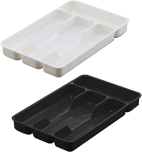 Bandeja organizadora para cubiertos, cubiertos y utensilios de cocina, divisores de cajón para tenedor, cuchara, organizador de vajilla de oficina,