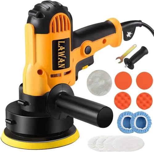 Pulidoras, Tools Pulidora de coches, 700Wkit de pulidora eléctrica,110V 600-3700RPM desmontable de velocidad variable, para pulir, lijar y lijar coches, metal y madera