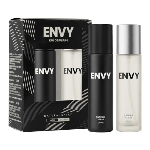 Image of ENVY Natural Spary Perfume Gift Pack For Women & Men - 30ML Each | Eau de Parfum | Long Lasting Luxury Scent Perfume Fragrance