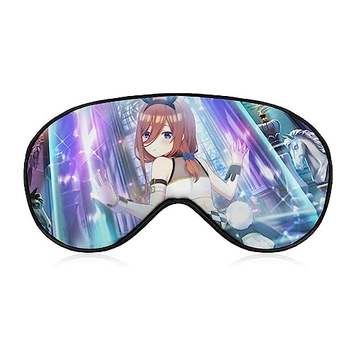 五等分の花嫁 中野三玖 アイマスク キャラクター アニメ アイマスク 睡眠用 かわいい 睡眠改善 遮光 柔らかい 眼精疲労 目元疲労回復 安眠マスク 圧迫感なし 子供 男女兼用 ギフト