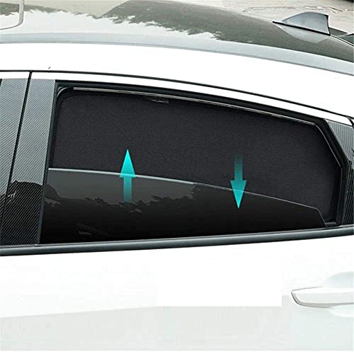 Image of Auto Addict Half Magentic Curtains Car Sunshades Side Window Set of 6 Pcs Black for Mahindra Xylo