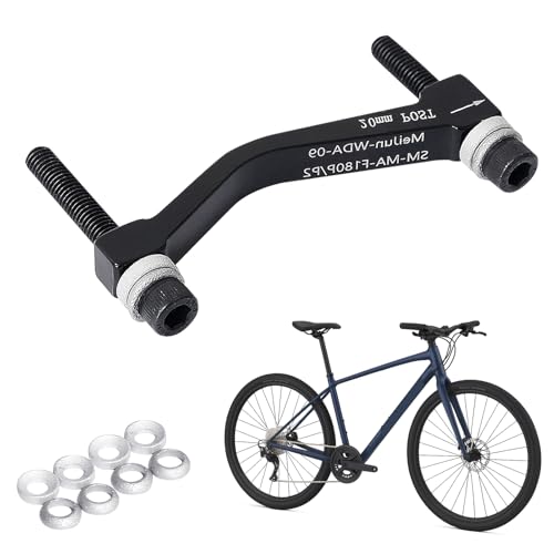 Nouiseuns 20mm MTB Brake Spacer Disc Brake Adapter – Bike Disc Brake Mount for 180mm Rotor, Post Mount Caliper Bracket for MTB & Road Bicycle Upgrade