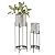 Deco 79 Contemporary Metal Planter