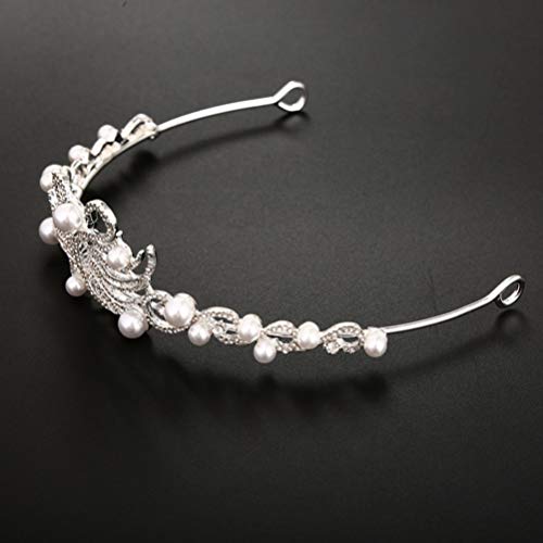 Coroas de argola de cabelo Queen da Frcolor Swan Crowns Acessórios de cabelo para aniversário de cas