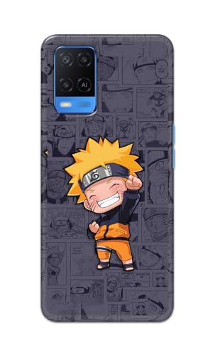 Image of Plastic Printfidaa Printed Hard Back Cover Case For Oppo A54 4G Back Cover (Famous Anime Cartoon Character) -112, Multicolor