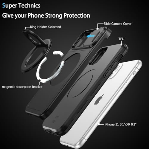 Coque robuste iPhone 11 antichoc béquille intégrée et coque de protection XR