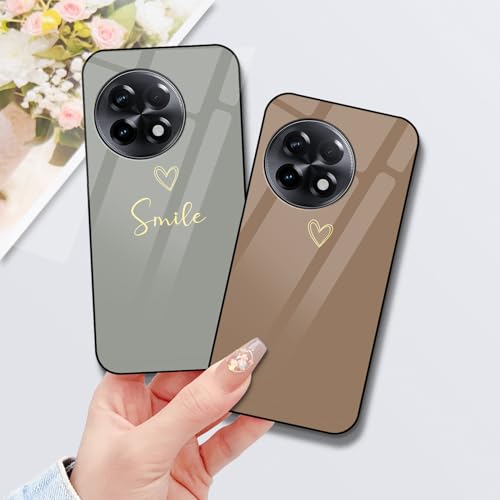 Image of COLORflow Back Cover Compatible with OnePlus 11R 5G | Heart Notes Color Customized | Shockproof TPU Bumper with Camera Protection Back Cover Compatible with OnePlus 11R 5G