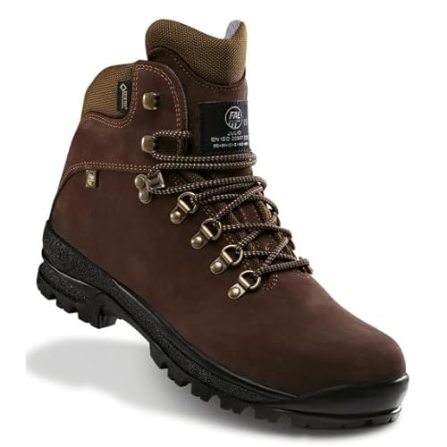 Bota de trabajo GORE-TEX de piel nobuck OB+HI+CI+E+WR+HRO EN20347 Fal ✅