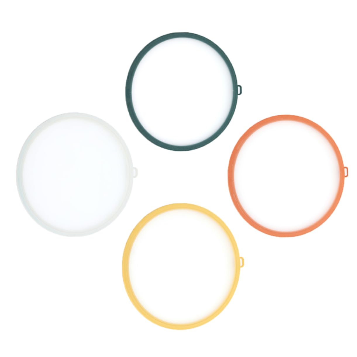 Coperchi in Silicone per Ciotole 4 Pezzi, Copertura Ermetica