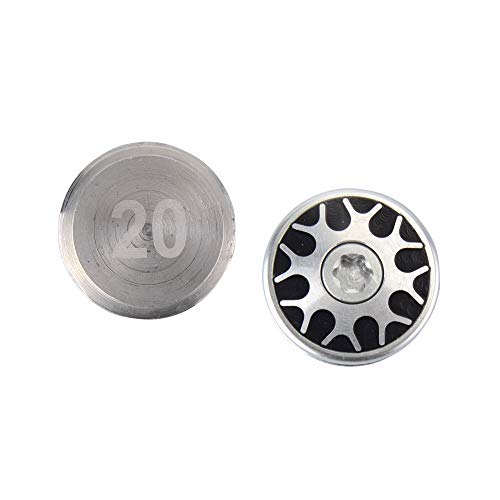 GOOACTION Golf Custom Putter Weights Black 2PCS 20g Compatible with Stroke Lab Series Putter Club Heads