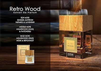 Anfar Retro Wood for Unisex - 3.4 oz Extrait De Parfum Spray - Image 8