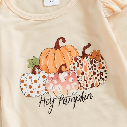 Sasaerucure Infant Baby Girl Halloween Clothes Long Sleeve Romper with Lace Tutu Skirt Newborn Pumpkin Outfit Ghost Outfit4