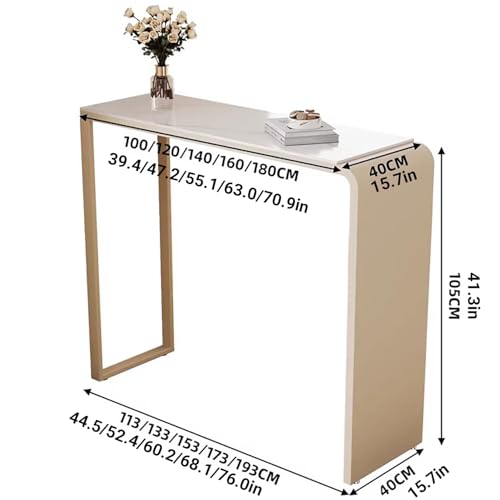 Table d'appoint étroite industrielle pour gagner de la place - 3