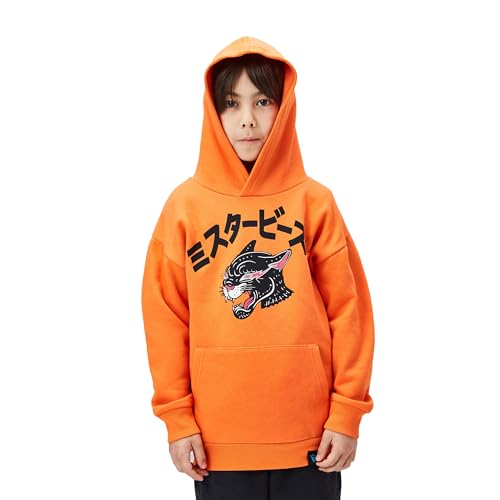 Frosted Hoodie Mr Beast Orange And Black Hoodie Beast MrBeast Kids