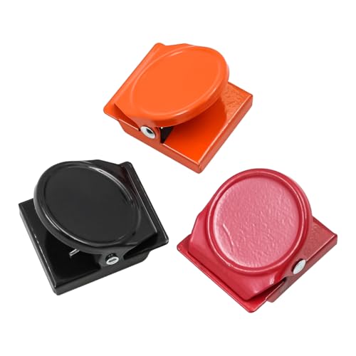 ANCLLO 15 Pcs Fridge Magnetic Clips - Colorful Strong Whiteboard Magnets for Notice Board Refrigerator, Memo, Home and Office Use - Image 2