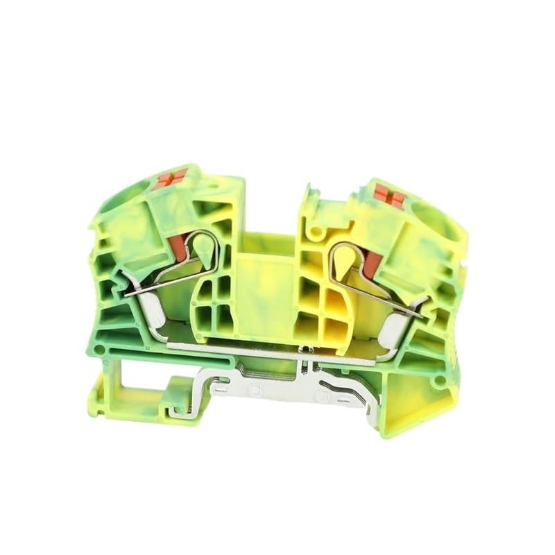 Morsettiera per guida modulare di terra PT16-PE | Connettore per cavo elettrico da 16 mm², terminali push-in di messa a terra(5 Pcs)