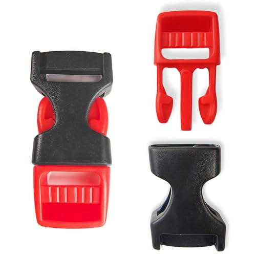 2er Set Helmkinnclip Fahrradhelm Schnellverschluss Klickverschluss – Steckschnalle Klipper Verschluss Ersatzteil, robuste schnallen und verschlüsse für Helm, Mountainbike, Roller, Motorradhelm