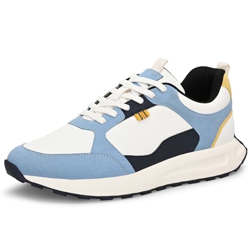Cruiser Men’s Sneakers | Cushioned Insole Comfortable Shoes | Trendy & Stylish Modern Sneakers | Durable TPR Sole Casual Walking Footwear 2660