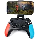 WZUICOV Bluetooth & Wired Game Controller, Dual-Mode Gamepad for Switch, iPhone/iPad (Apple Arcade), Android, PC & More | with Phone Mount, 2x USB-C Cables & C-A Adapter