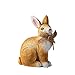 PHNAM Garden Statue, Rabbit Courtyard Decoration Resin Statue Yard and Garden, Indoor and Outdoor Decoration Sculpture,Fairy Garden Resin Statue