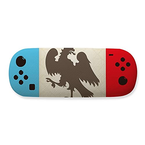 Étui de rangement pour lunettes avec motif aigle Europ Animals aux finitions soignées