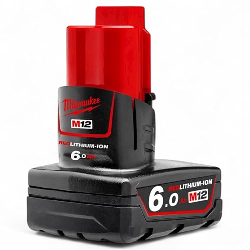 Milwaukee M12B6 M12 6.0Ah Batterie lithium-ion à capacité étendue