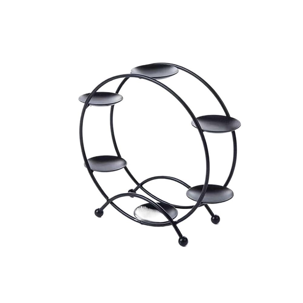 Bx9rE7tK3g Cake Stand Cake Stand Metal Wheel Cupcake Dessert Holder Display Decoration For Wedding Birthday Tea Party Serving Cake Display Stand(Black)
