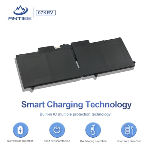 Image of ANTIEE 07KRV Laptop Battery Replacement for Dell Latitude 5430 5530 Precision 3570 P104F P104F005 P104F006 P137G004 P137G006 P137G005 Series H4PVC 0H4PVC Y86WG 78FWY 078FWY 0Y86WG 4FVJG 15.2V 3625mAh