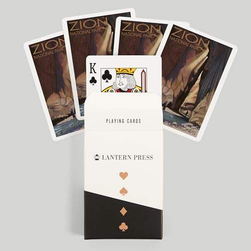 Lantern Press Naipes Poker Zion National Park 52 cartas miniatura 6