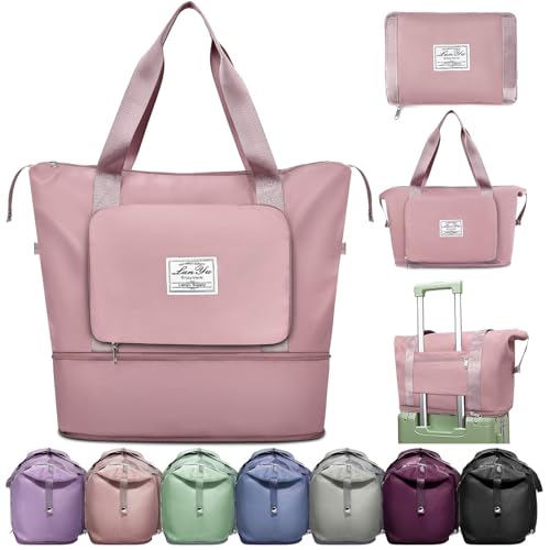 Ranslen Folding Travel Bag with Dry Wet Separation