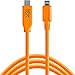 TetherPro USB-C to 2.0 Micro-B 5-Pin, 15' (4.6m) (High Visibility Orange)