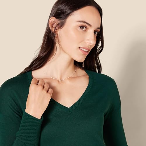 Image of Amazon Essentials Women's Lightweight V-Neck Tunic Sweater, Long Sleeve, Ribbed (Available in Plus Size)