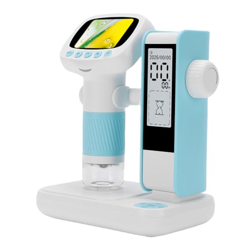 Microscopio para niños Headerbs con pantalla de 2" y luz LED ajustable 4