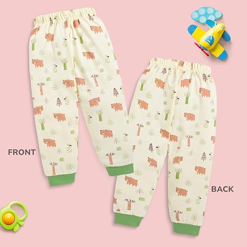 Image of LuvLap Baby Boys 100% Cotton Pyjama Sets, Pack of 03