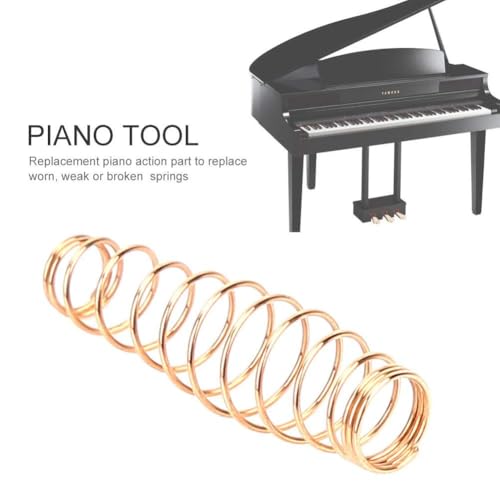 Piano Jack Spring, Piano Spring Piano Spiralfeder Klavier Messing Schraubenfeder Klavier Reparatur Teil Instrument Zubehör Für Klavier 90 Teile / paket