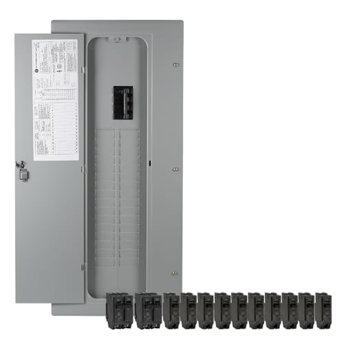 ABB TM3220CCU2K 200A Main Breaker Load Center • 1-Phase Standard Main Circuit Breaker Load Center • 32 Space, 40-Circuit, 120/240 VAC, 200 A, 22 kA Interrupt • Indoor NEMA 1 Enclosure