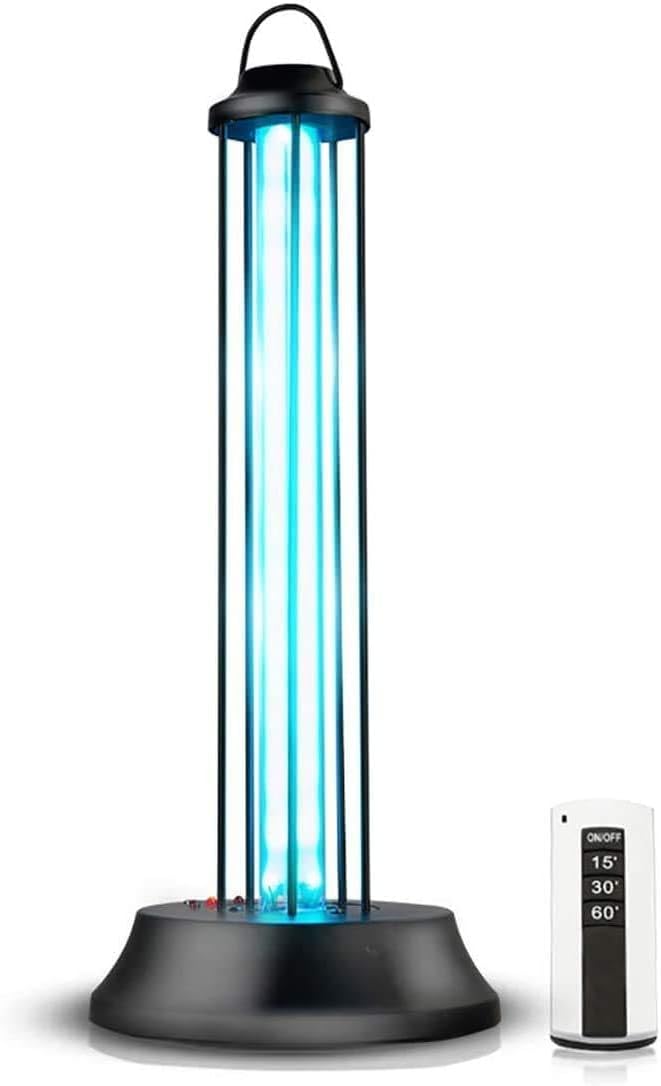 40W UV Sanitizer Light Ozone Sanitizer Lamp with 3 Speed Timings for Household Office Hotel Spa Basement Laundry Room
