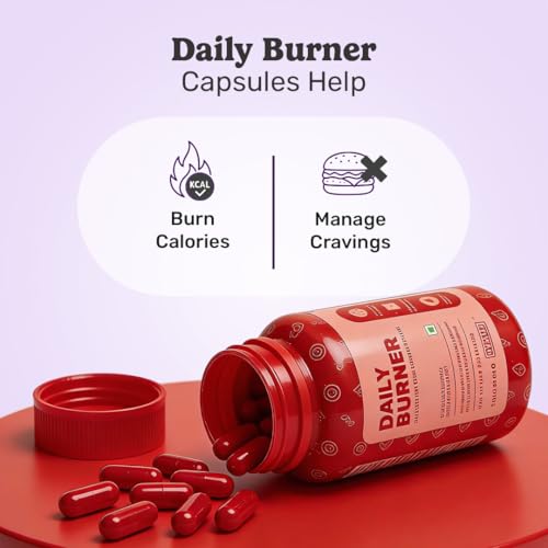 Image of What's Up Wellness Daily Burner Capsules | Weight Loss Supplement For Women & Men | Helps Manage Cravings, Calories & Carbs | Boost Metabolism | L Carnitine & ACV - Apple Cider Vinegar | 60 Capsules