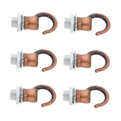ibasenice 6pcs Ceiling Hooks Thread Versatile Lighting Accessory for Hanging Chandeliers Lanterns and Fixtures Easy Installation for Home Decor