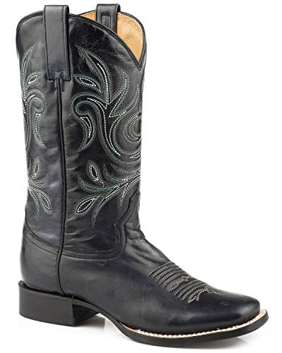 ROPER Women's Classy Western Boot Square Toe Black 7 M US