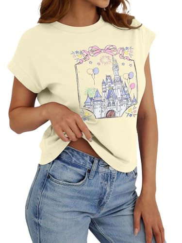 Image of Magical Shirt for Women Magic Kingdom Castle Tshirt Princess Shirts