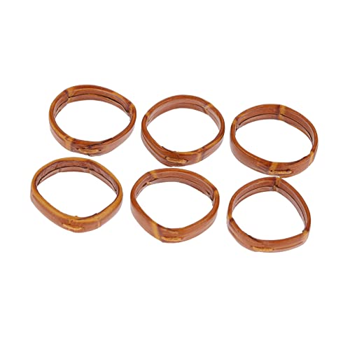 Anillos para correa de reloj en cuero genuino jojofuny, pack de 10 pasadores decorativos de mujer