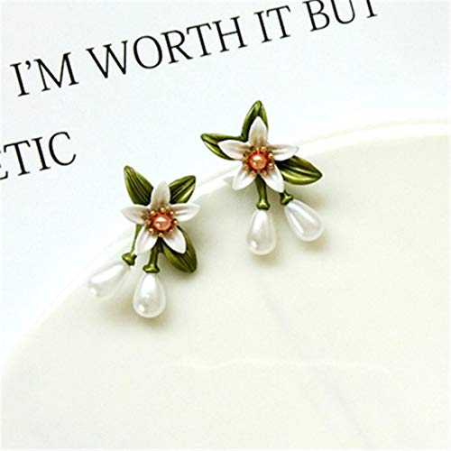 DFDLNL Orecchini Holiday Pittura Fiori Orecchini a...