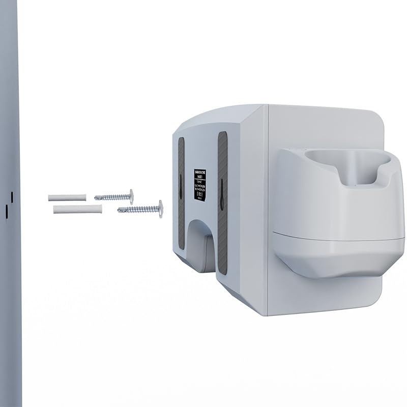 Station d'accueil VR pour Meta Quest 3,Station de Charge pour Casque VR et contrôleurs avec indicateur LED, Support de Stockage VR de Bureau/Mural