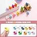 WEHOO 220 Pieces Mini Resin Duck Miniature Figures Micro Fairy Garden Landscape Aquarium Hide and Seek Prank Dollhouse Ornament Potted Plants Cake Decoration DIY Slime Craft Charms for Party Toys