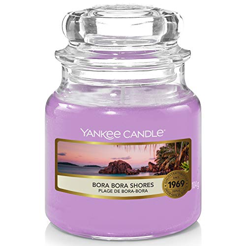 Yankee Candle Duftkerze im Glas (klein) | Bora Bora Shores | Brenndauer bis zu 30 Stunden